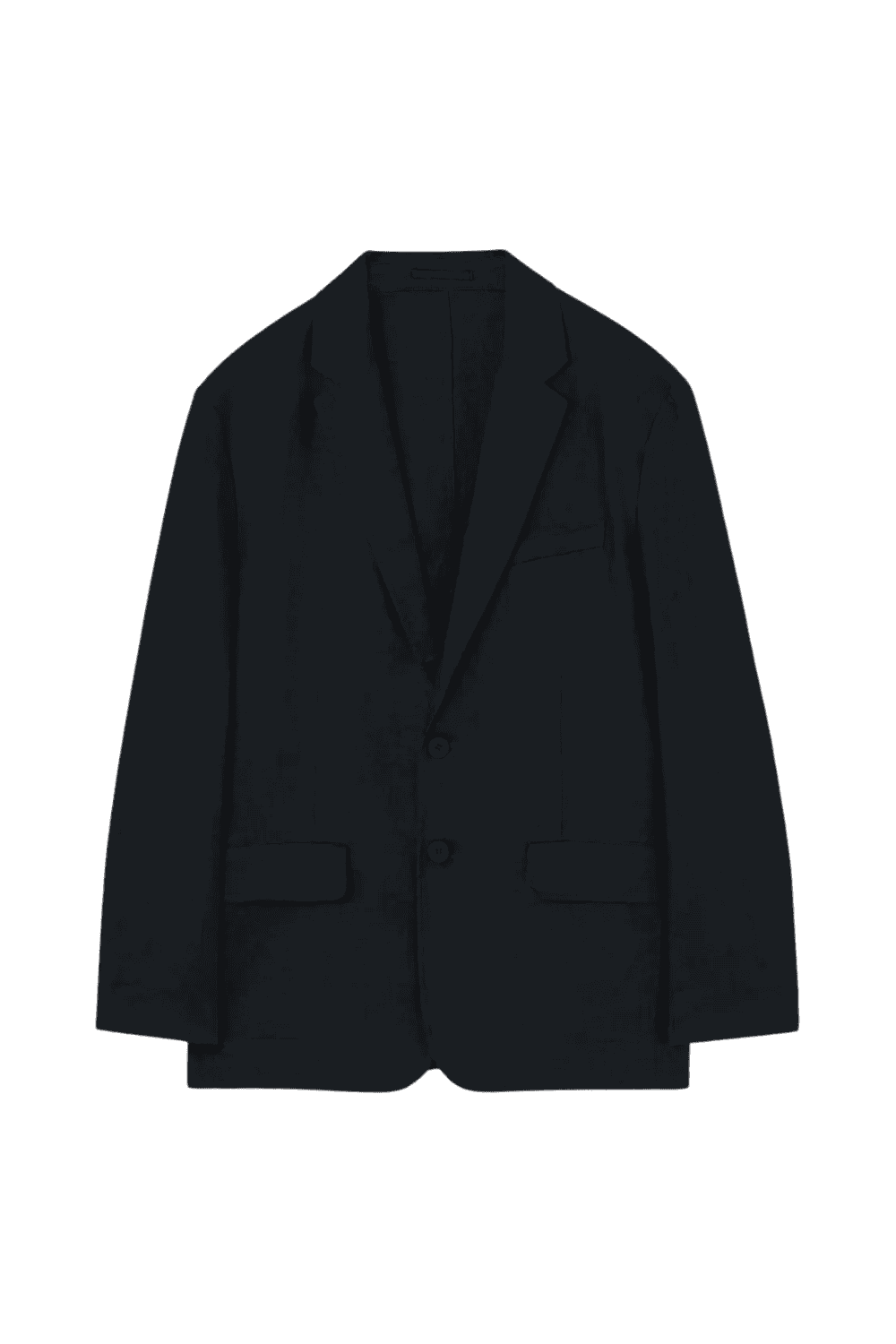 unstructured linen blazer