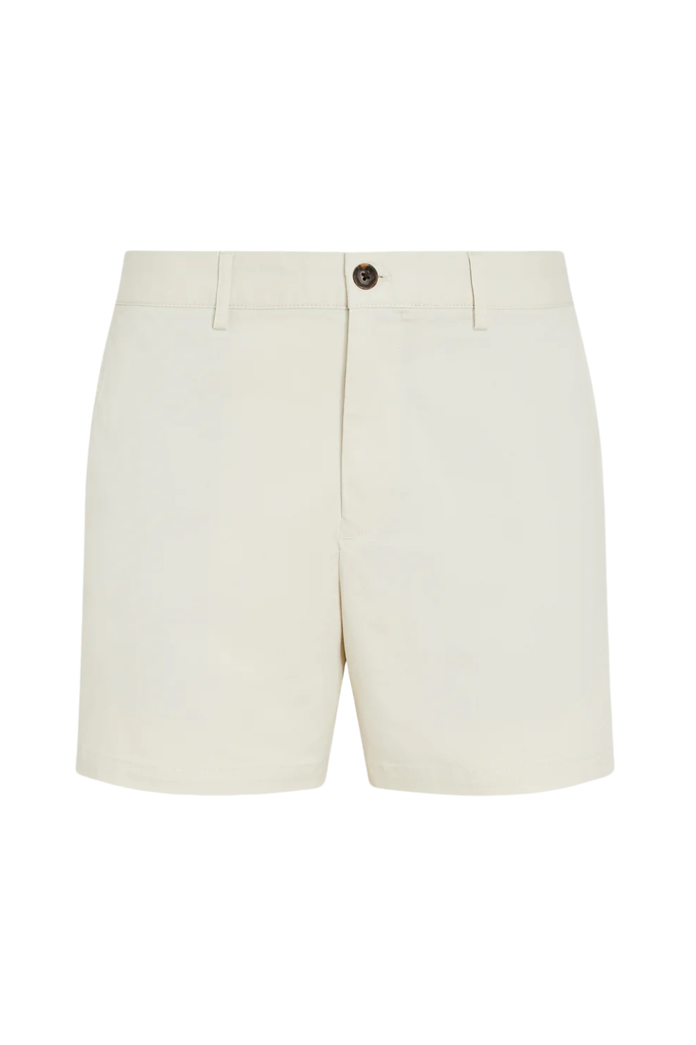 beige tailored dress shorts
