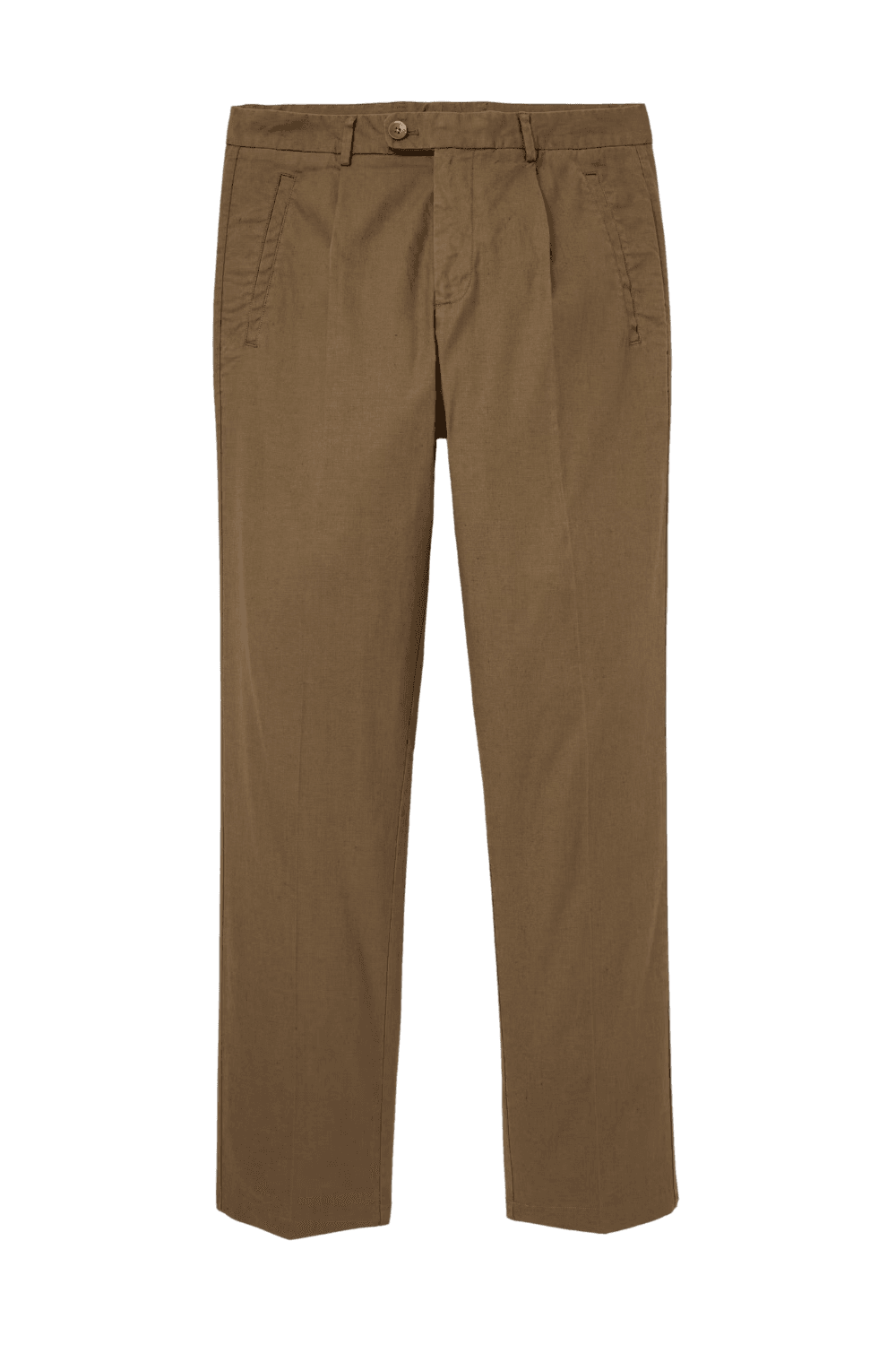 Brown Coastal Linen Pant