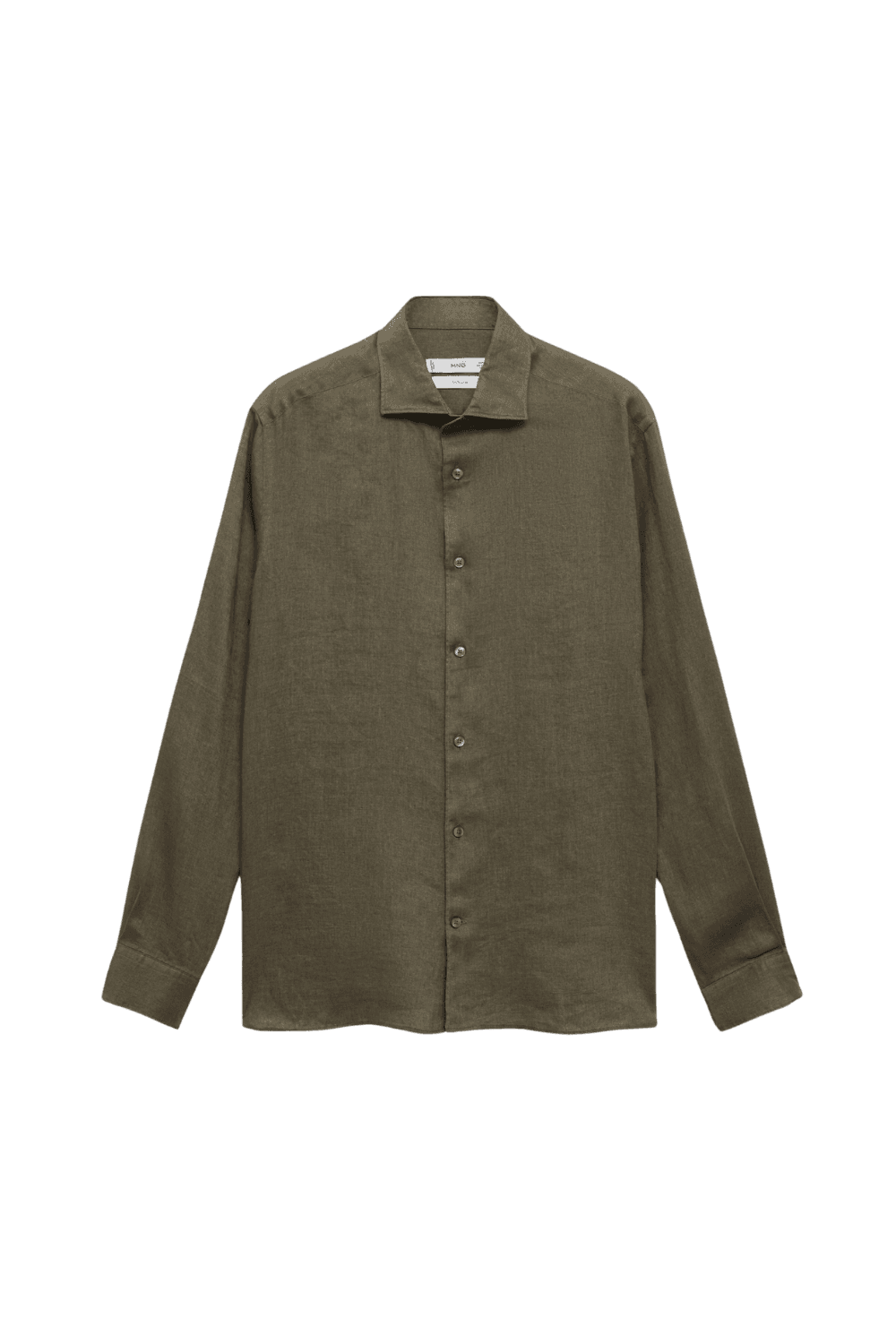 slim fit linen button dwon shirt