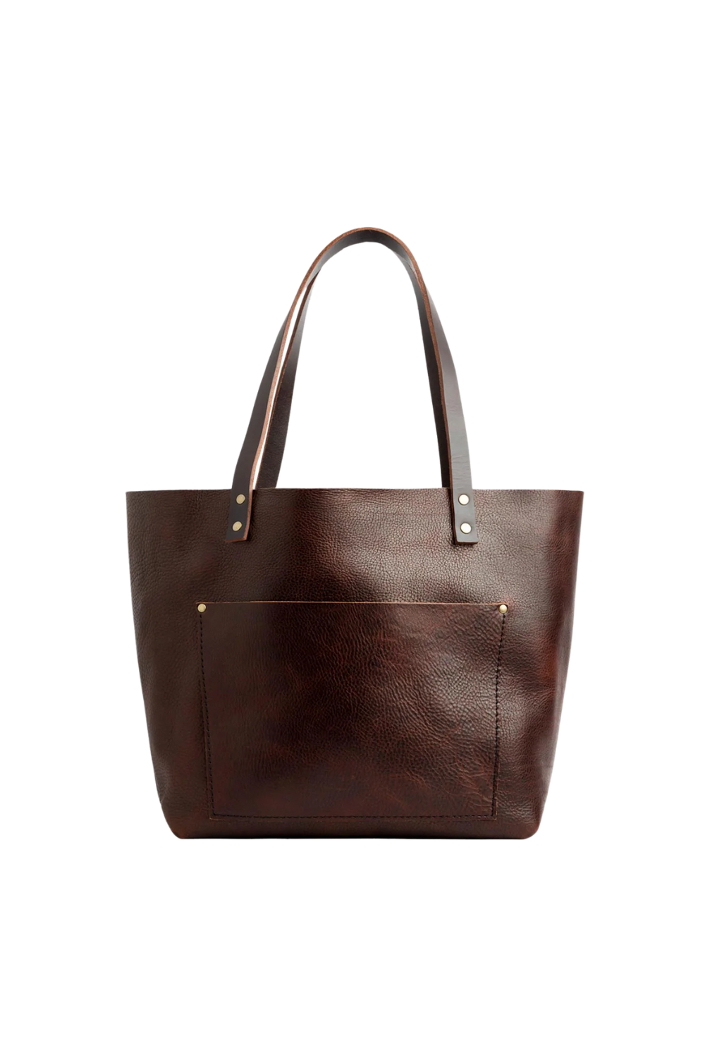 tan leather tote