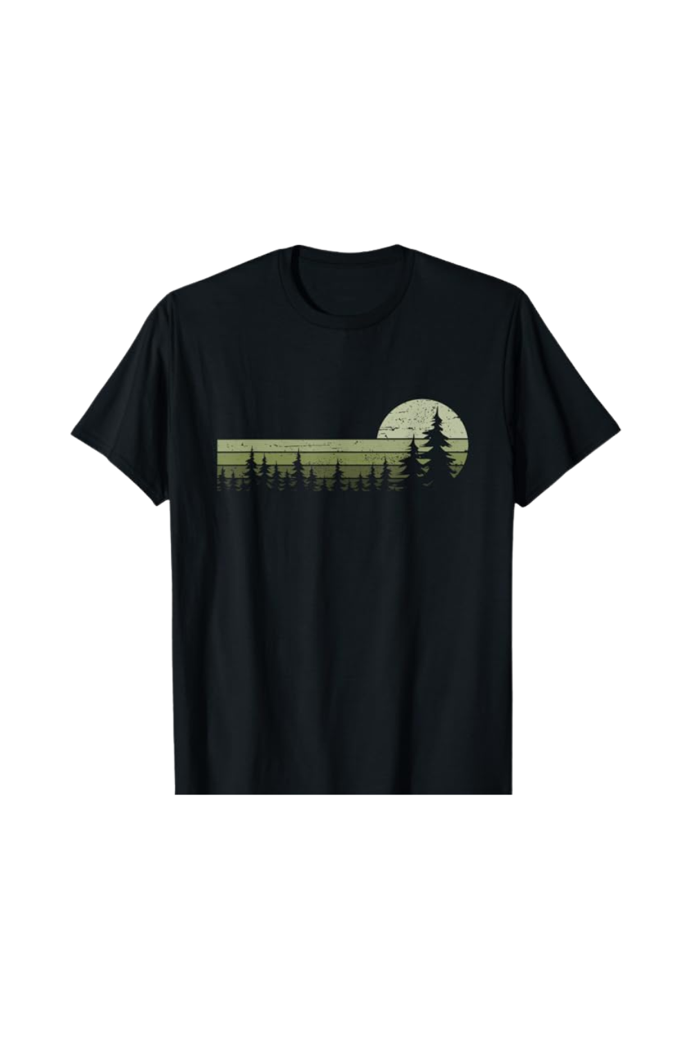 black graphic t-shirt