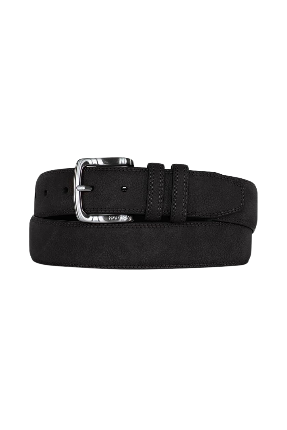 black leather belt