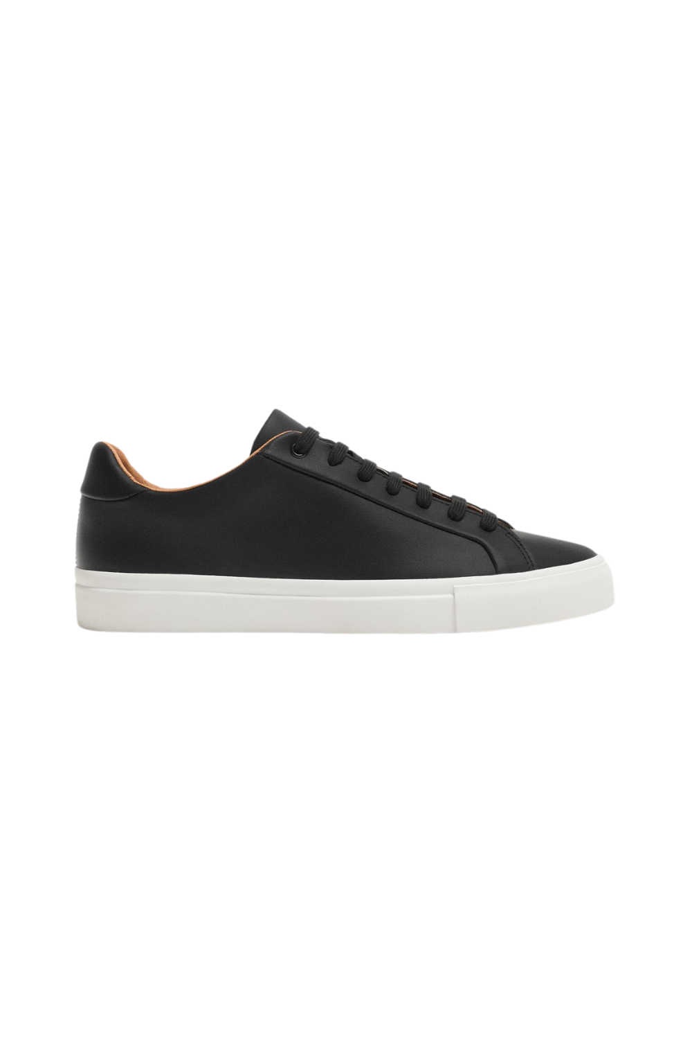 black sneakers
