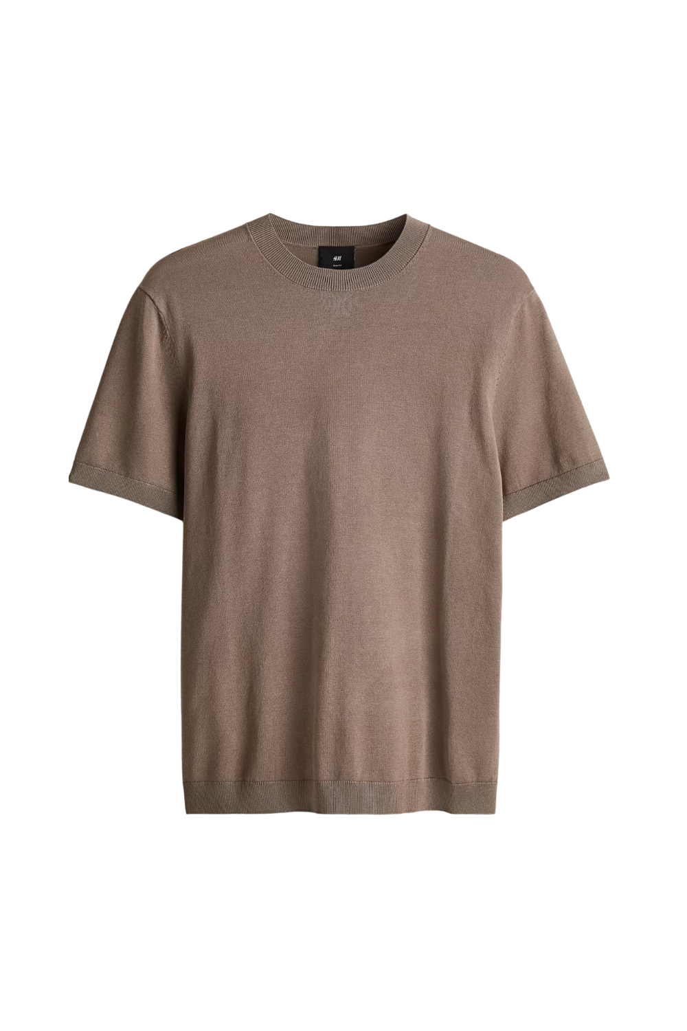 brown knitted tee