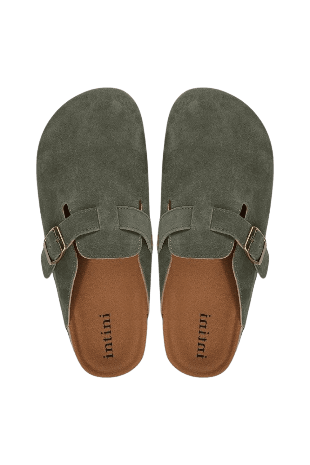 olive green mules