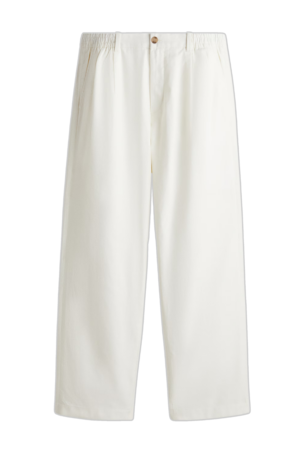 Relaxed-Fit Tailored Linen-Blend Pants