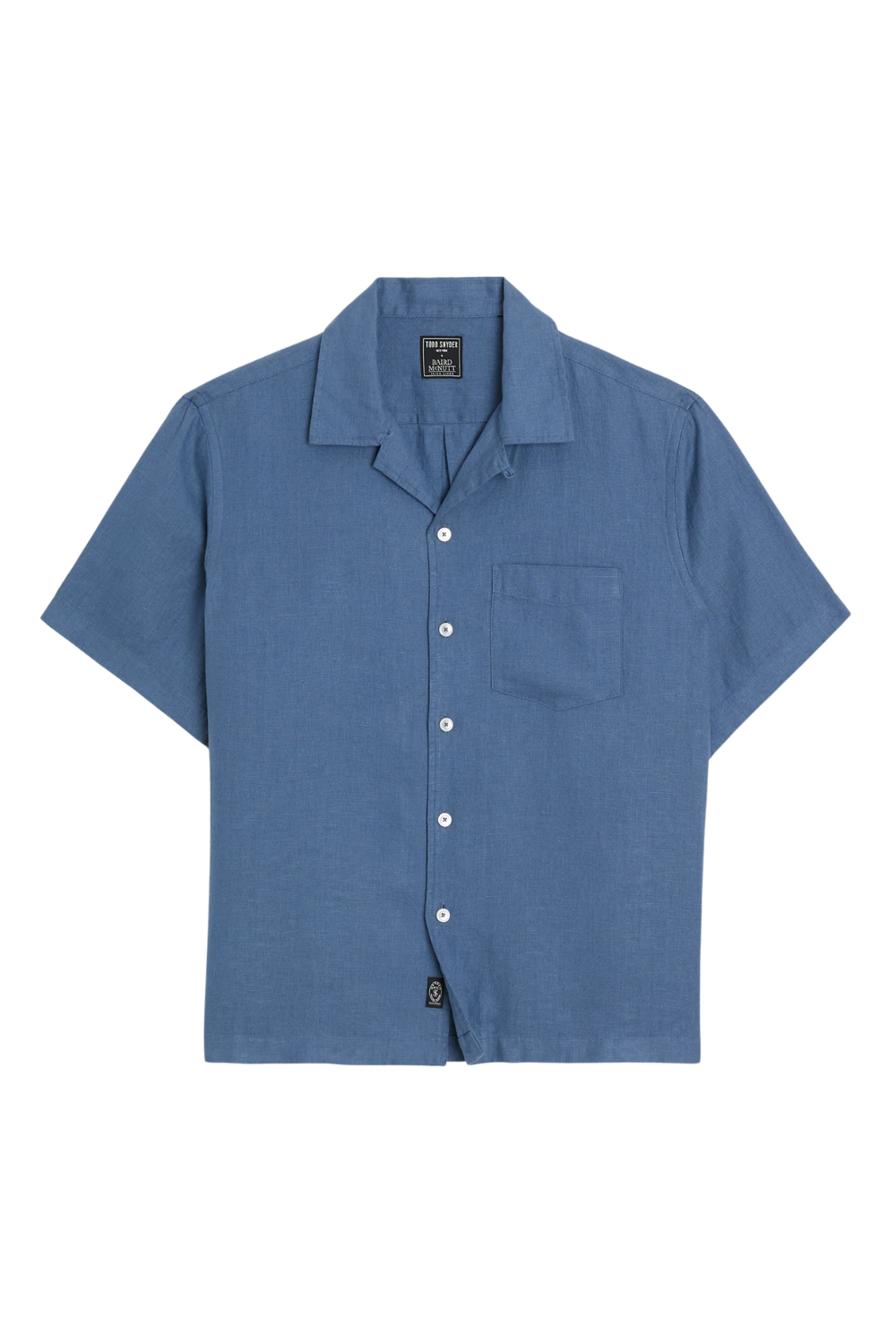 Summer Linen Camp Collar Shirt 