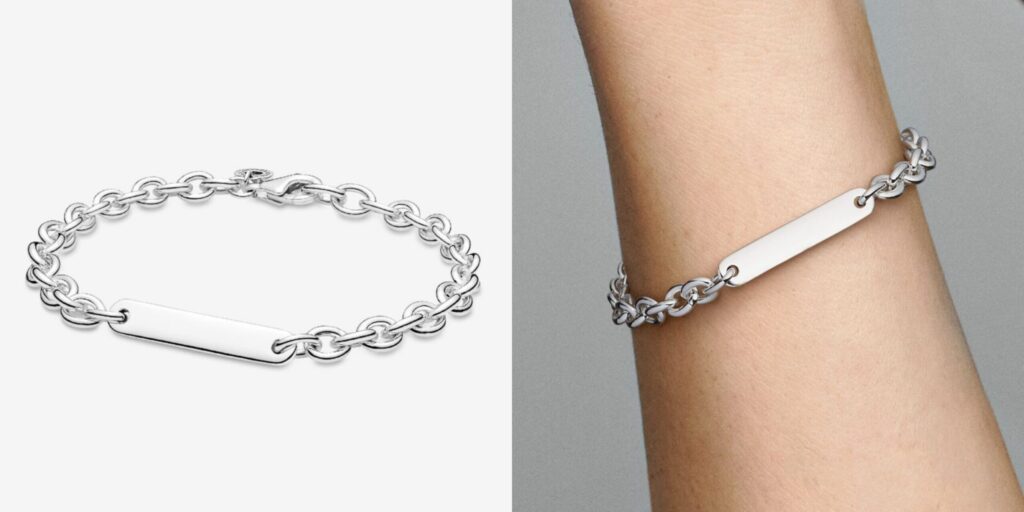 Pandora engraved bracelets