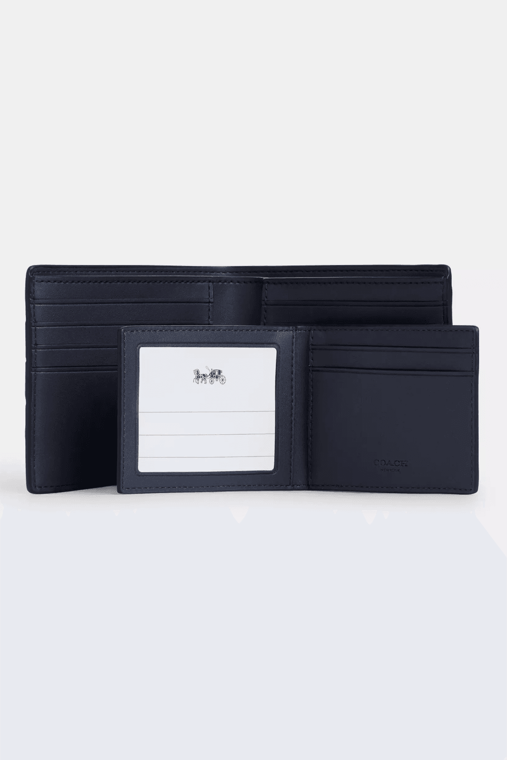 Coach Outlet 3‑in‑1 Signature Wallet in Navy